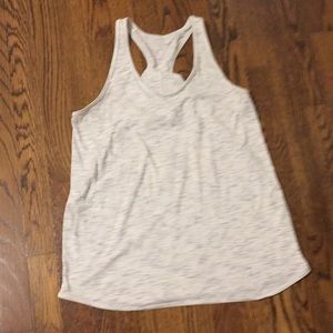 Lulu lemon essential tank white/gray